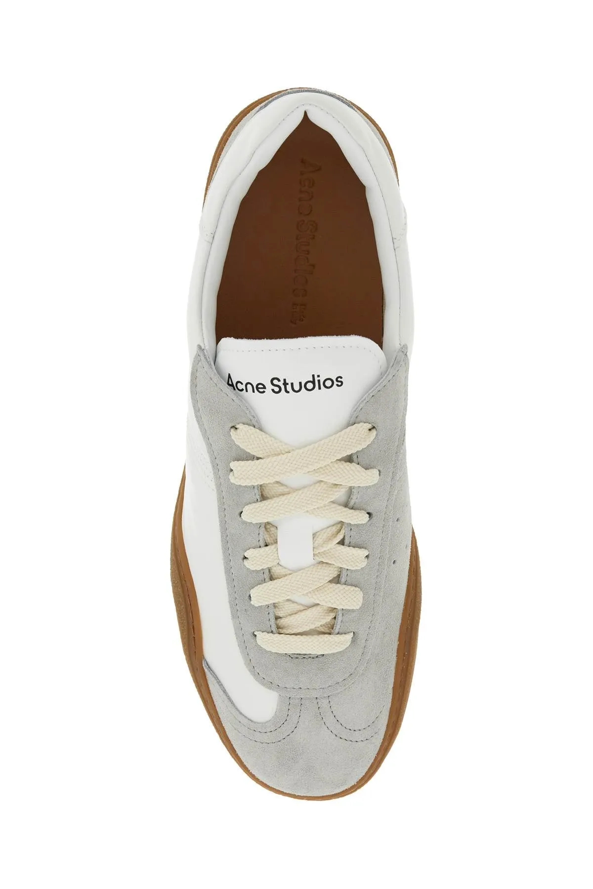 Acne Studios Nappa And Suede Leather Sneakers In (Size - 43)