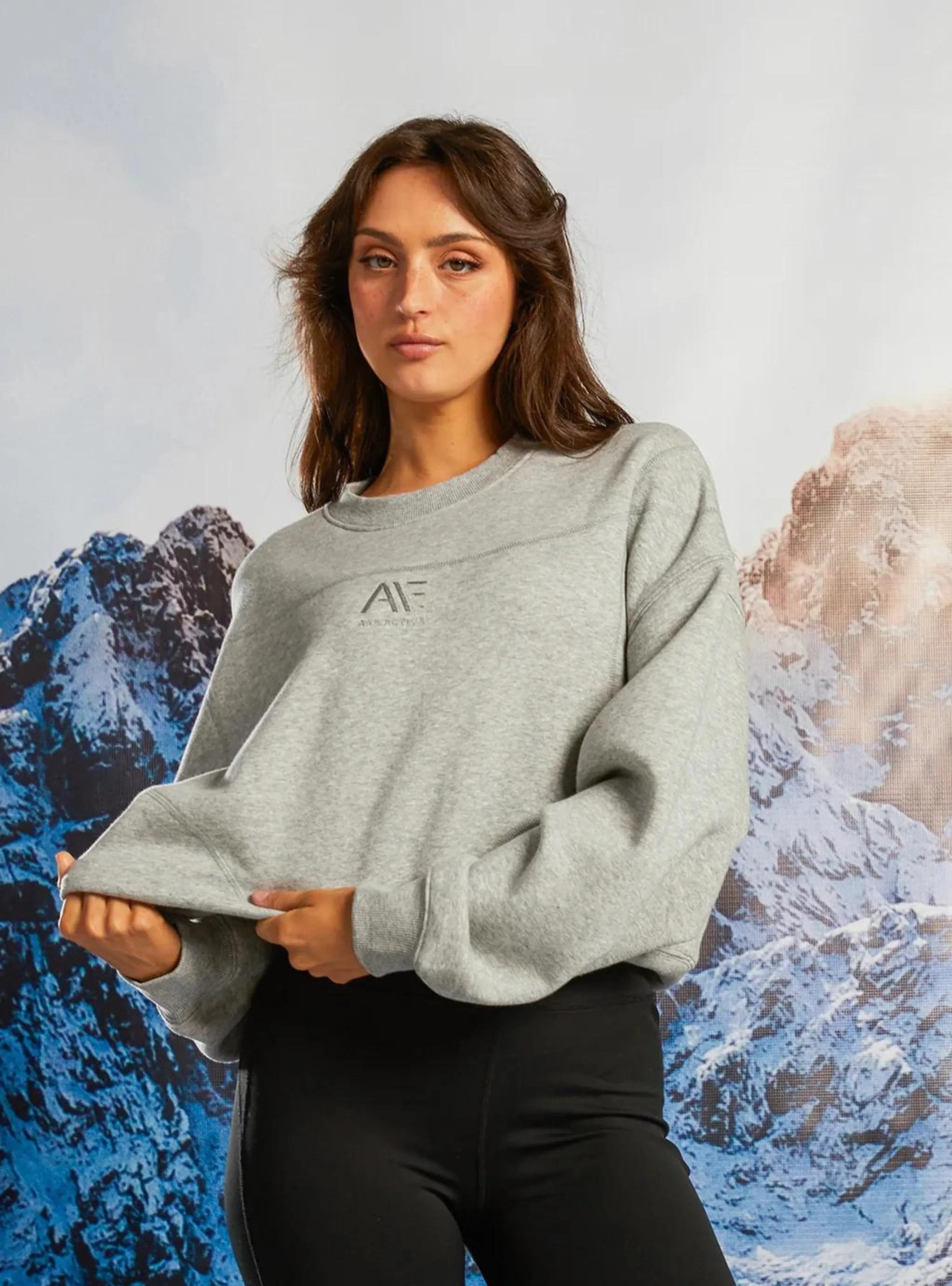 ACTIVE TONAL SWEATER - Grey Marle