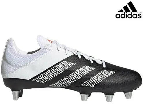 Adidas Kakari Elite SG Mens Rugby Boot (Black/White)