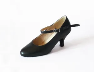 American Classic (Celebrity), Sophia, Black Glove Leather, 2” Classic Heel