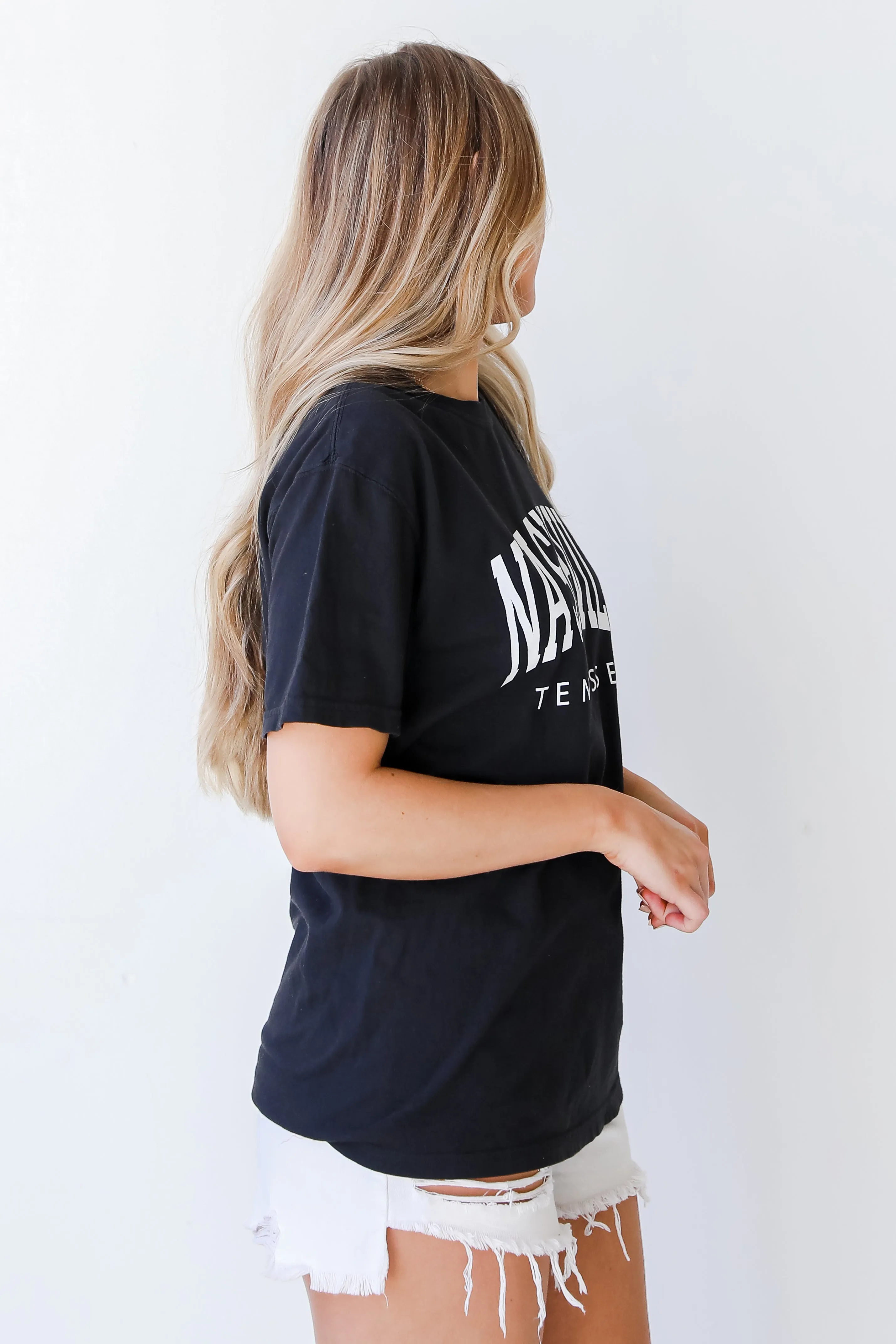 Black Nashville Tee