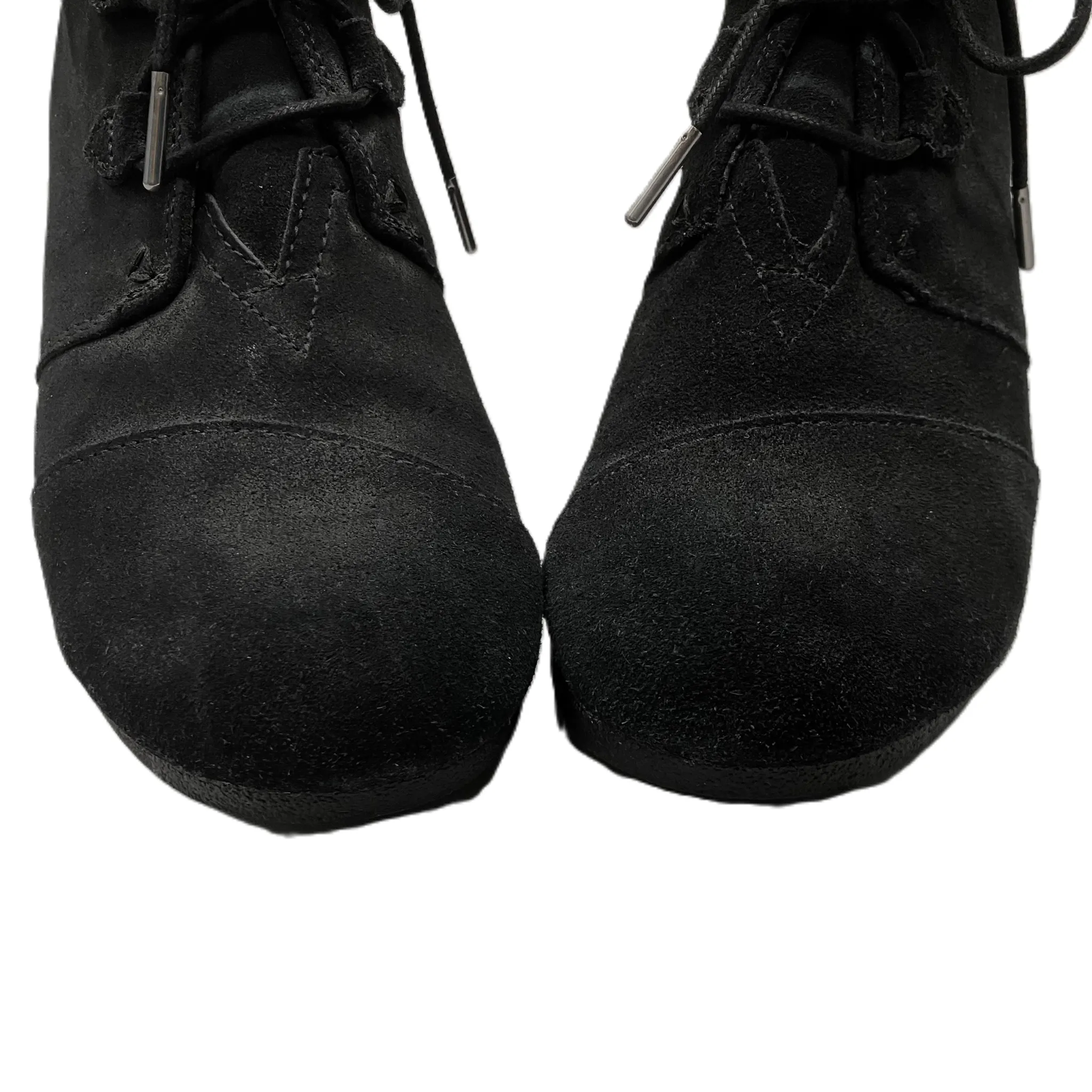 Boots Ankle Heels By Toms In Black, Size: 11