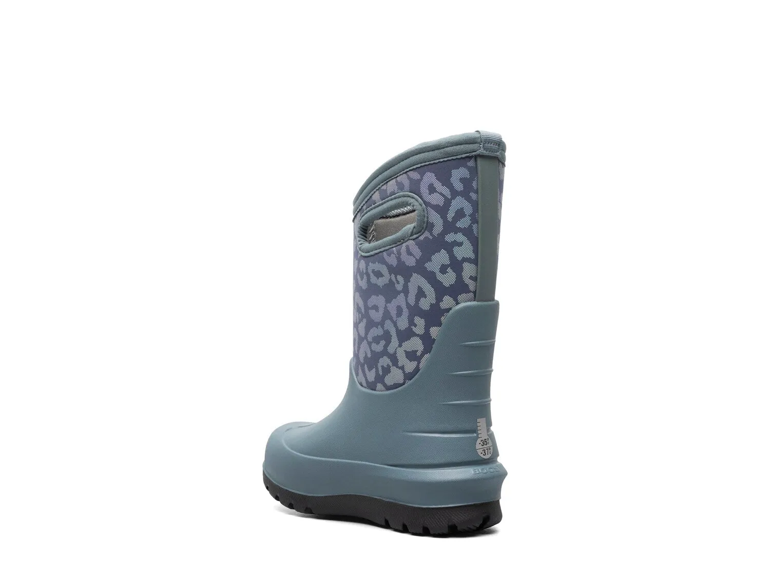 Boots Bogs Neo Classic Metallic Leopard, gray