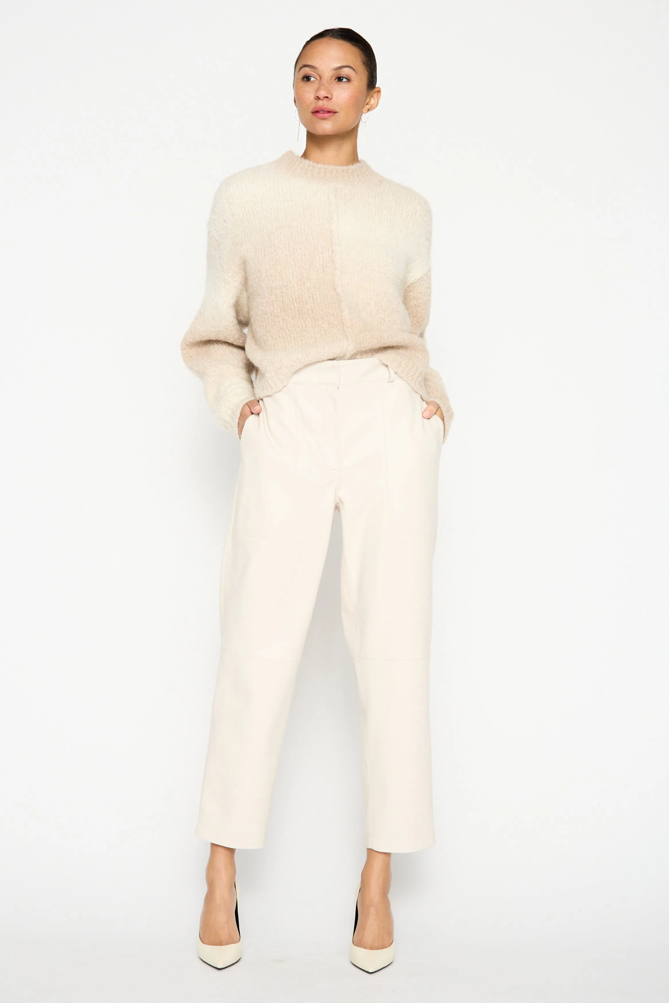 Brochu Walker - Stone Pant in Perle