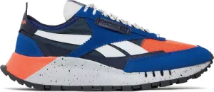 Classic leather legacy 'collegiate royal orange speckle' Reebok sneakers, blue