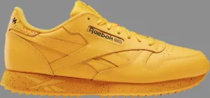 Classic leather ripple 'collegiate gold' Reebok sneakers, gold