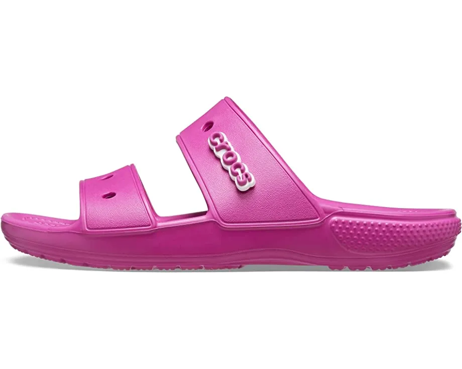 Classic Sandal Crocs, fuchsia fun