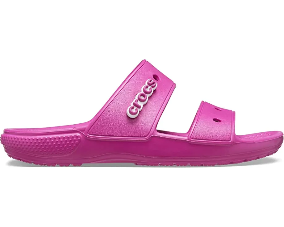 Classic Sandal Crocs, fuchsia fun