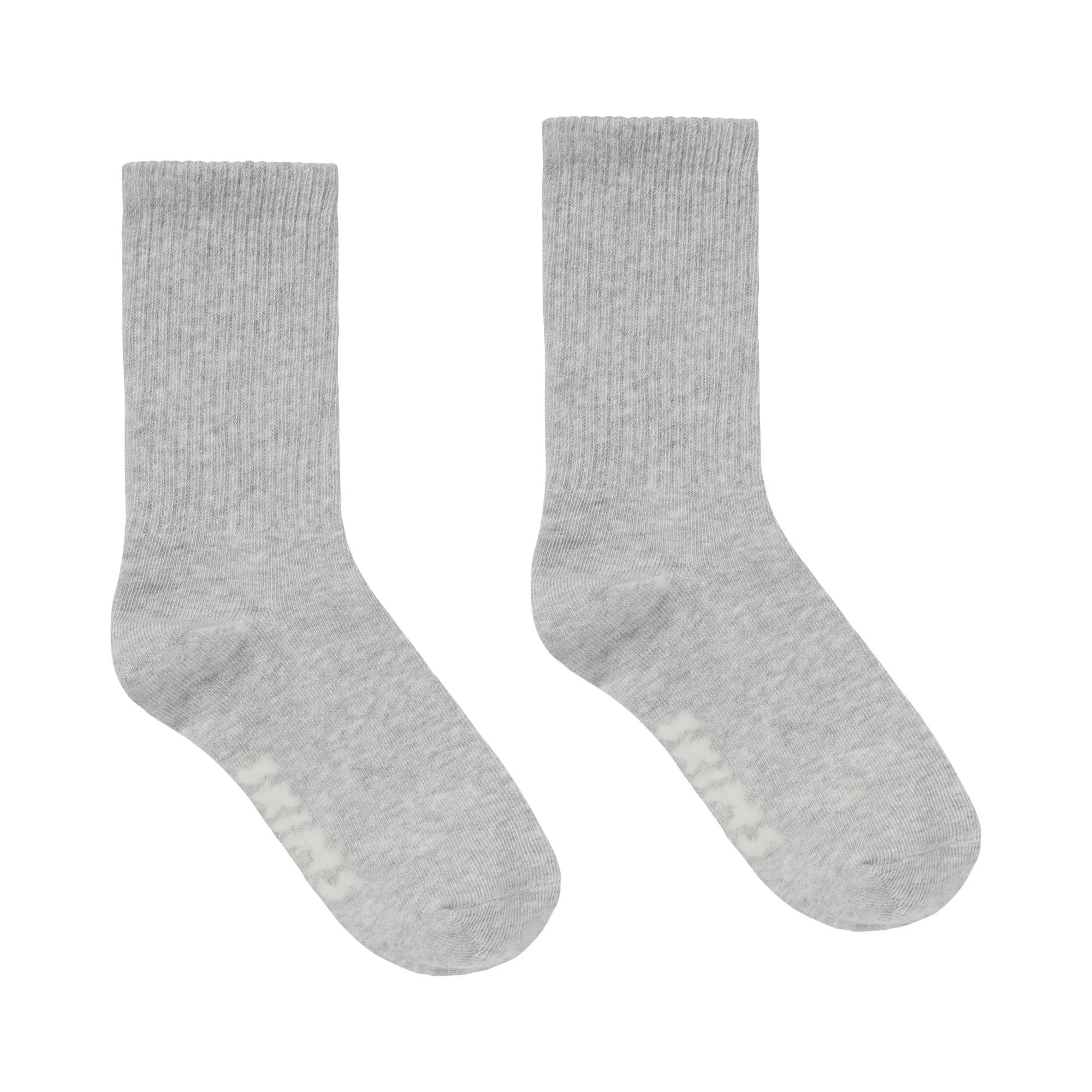 COTTON ACTIVE CREW SOCK | LIGHT HEATHER GREY