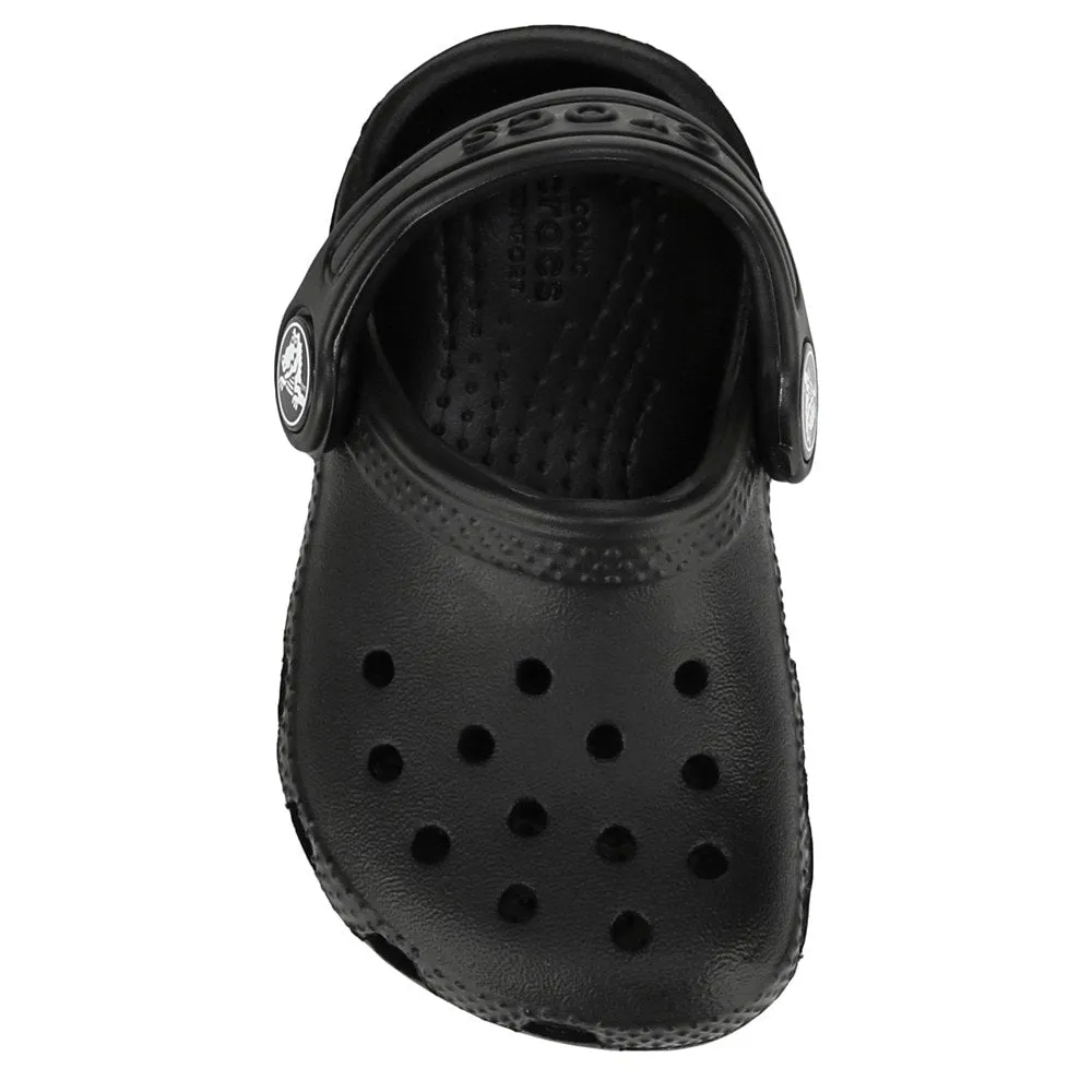 Crocs Children's Classic Toddler Clogs, Black