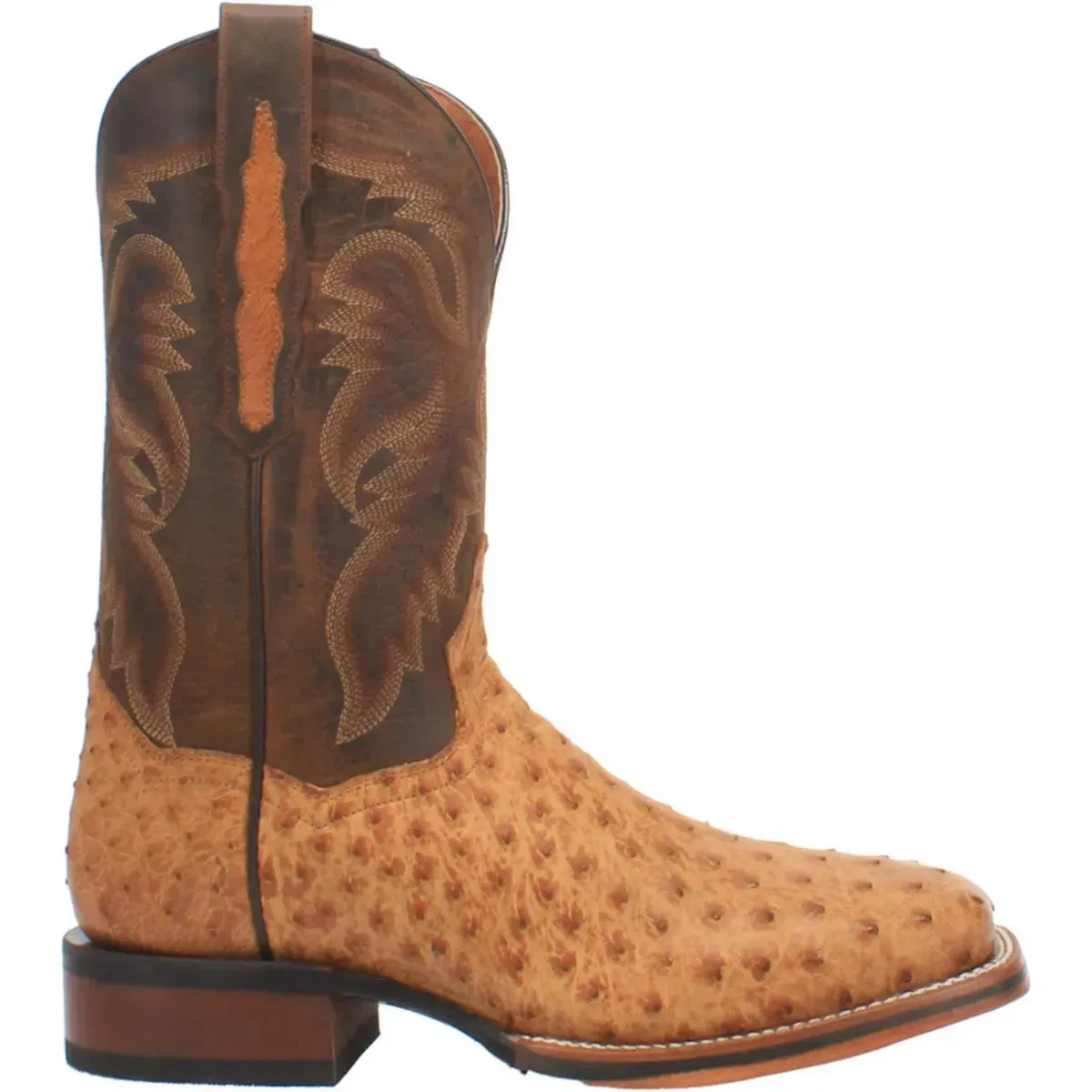 Dan Post Kershaw- Mens Ostrich Leather Cowboy Boots