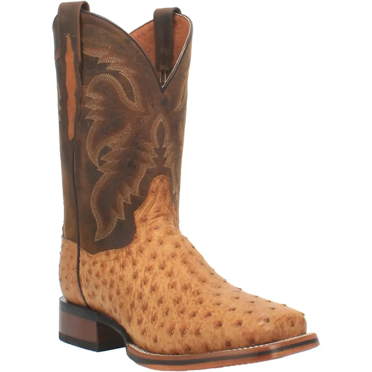 Dan Post Kershaw- Mens Ostrich Leather Cowboy Boots