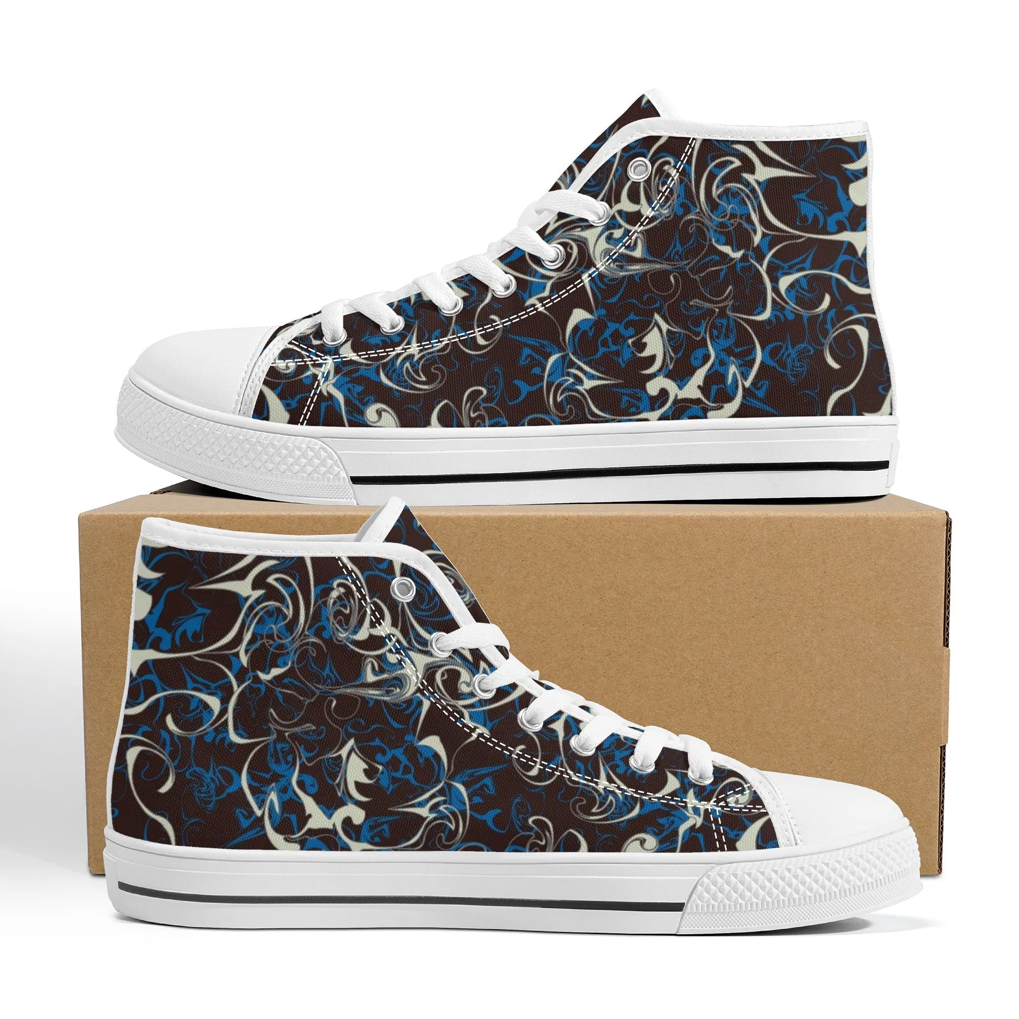 Designer High Top Canvas Shoes- FWS X2