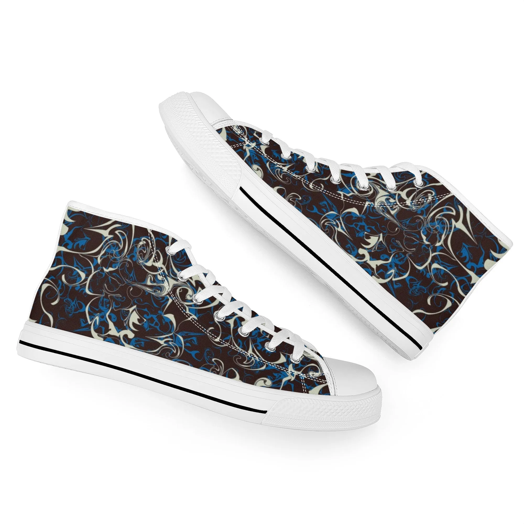 Designer High Top Canvas Shoes- FWS X2