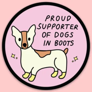 Dogs In Boots Sticker