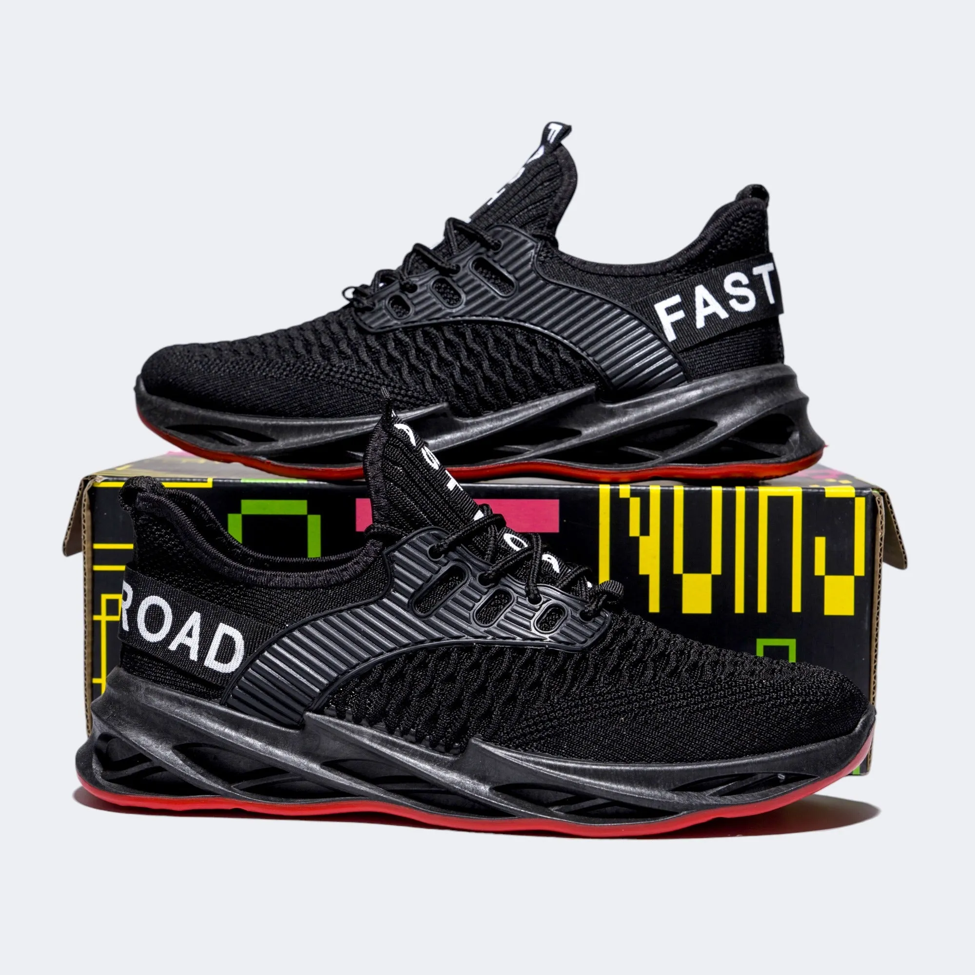 Fast Road Ablaze Mesh Runners