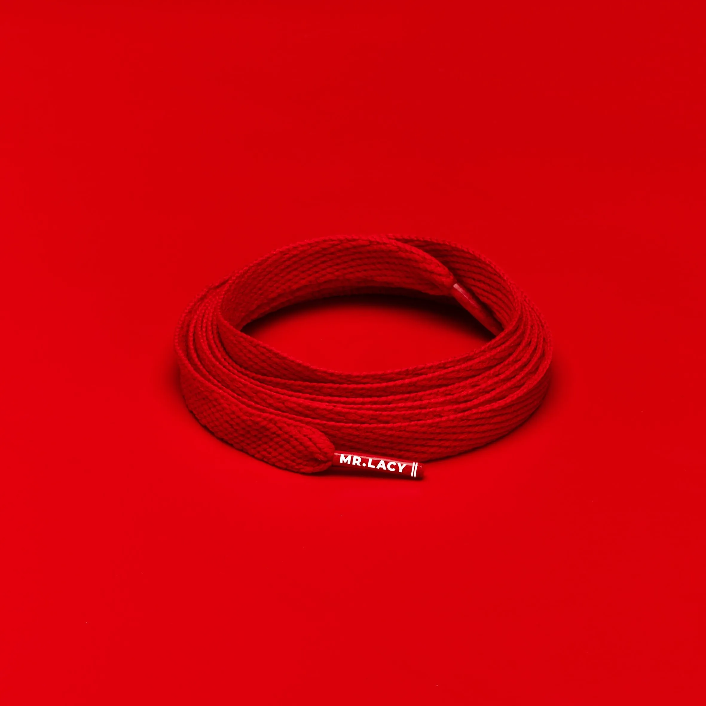 Flatties Shoelaces · Red