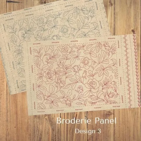 French General Embroidery Panels