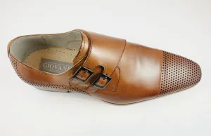 Giovani Tan leather shoes