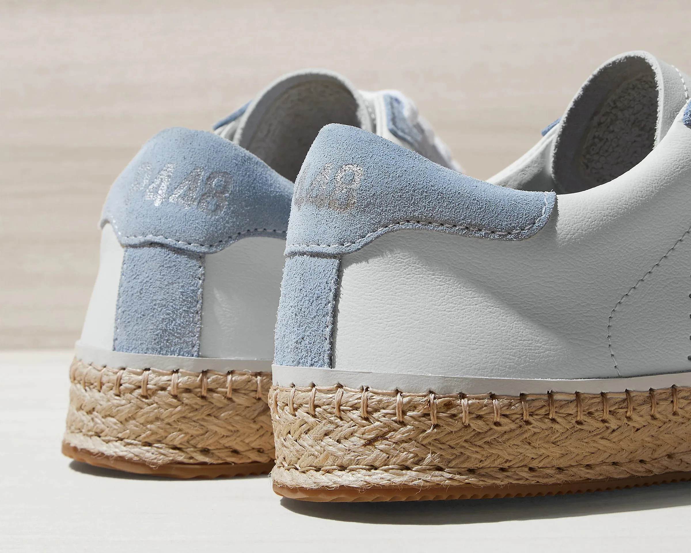 John Corda Port Espadrille Sneaker - Blue Suede