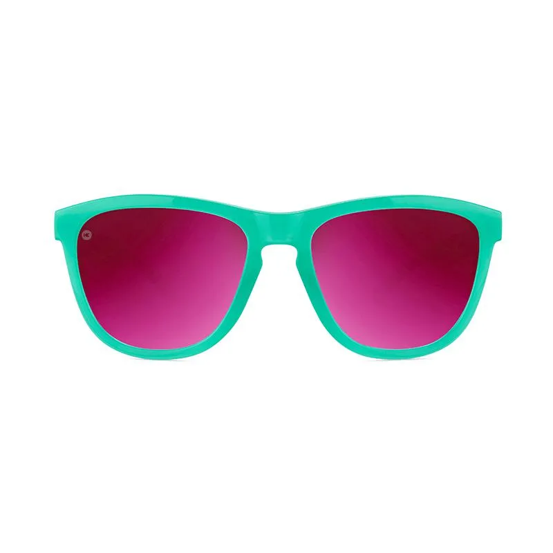 Knockaround Premiums Sport Sunglasses - Aquamarine/Fuchsia