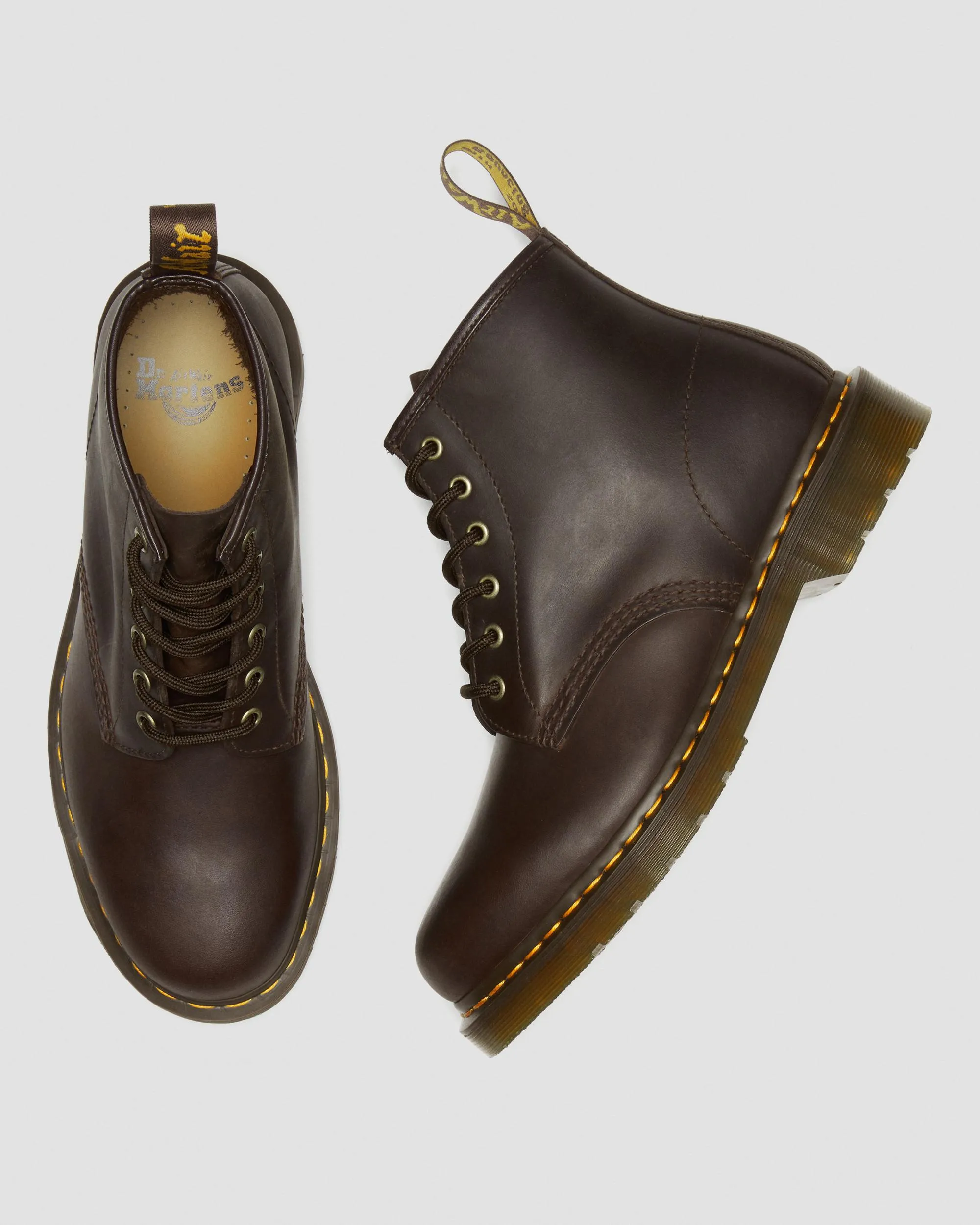 Leather ankle boots 101 Crazy Horse Dr. Martens