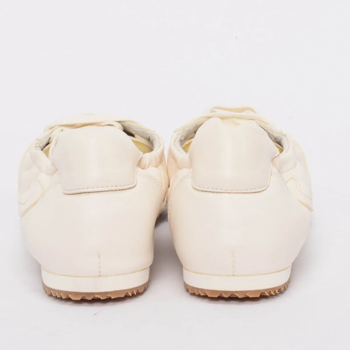 Loewe Off White Leather Ballet Runner Sneakers 39