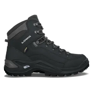 Mens Lowa Renegade GTX Mid Hiking Boots, Waterproof, Black