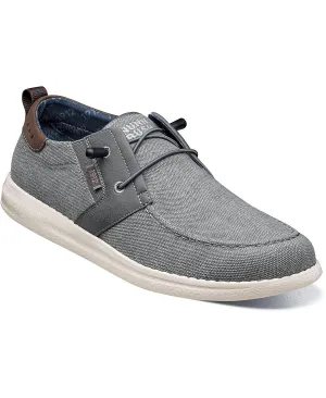 Men's brewski moc toe Nunn Bush shoes, gray