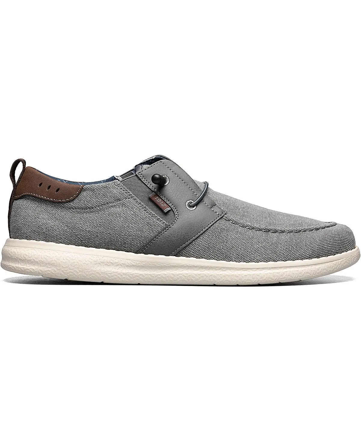 Men's brewski moc toe Nunn Bush shoes, gray