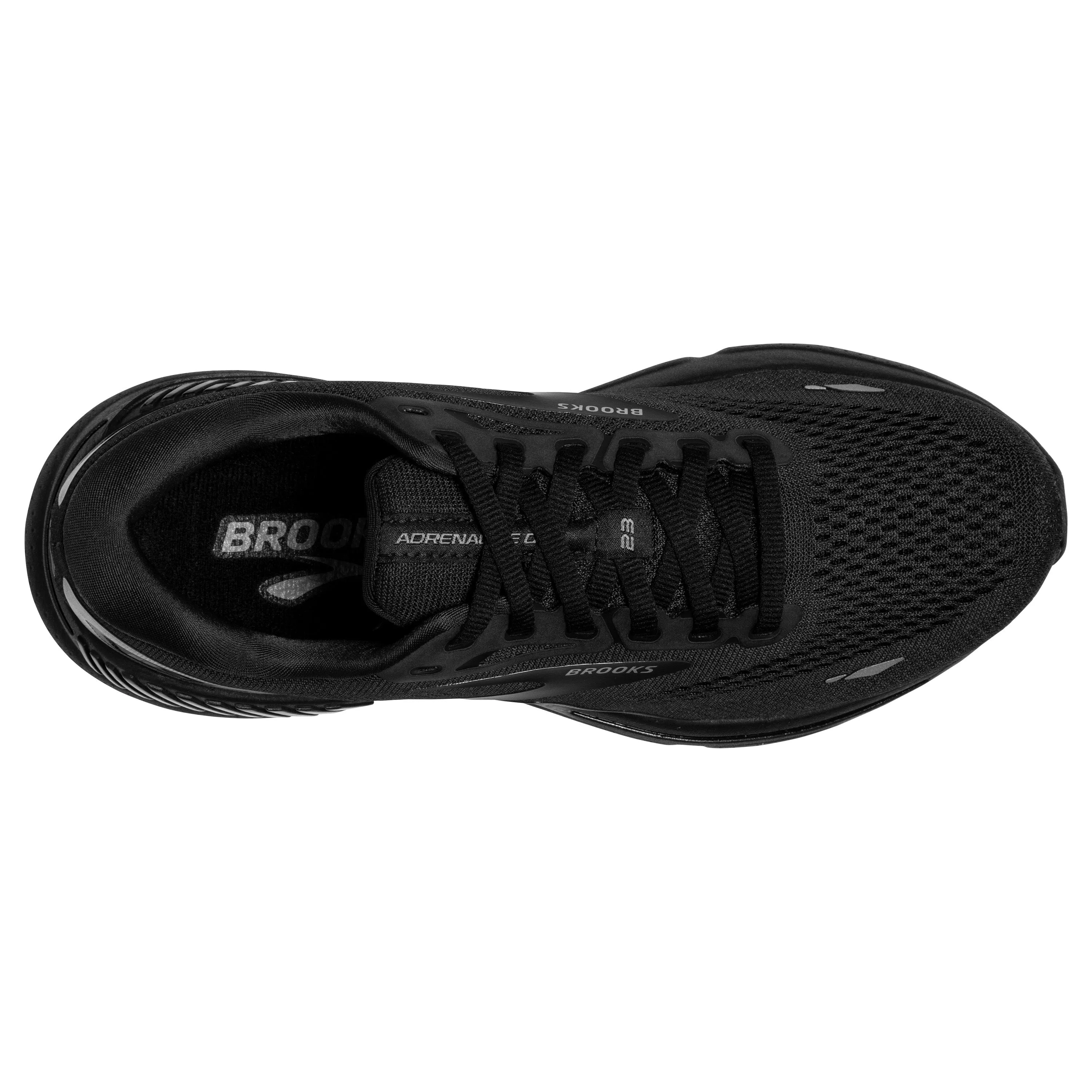 Men's Brooks Adrenaline GTS 23 Color: Black / Black / Ebony (EXTRA WIDE WIDTH)