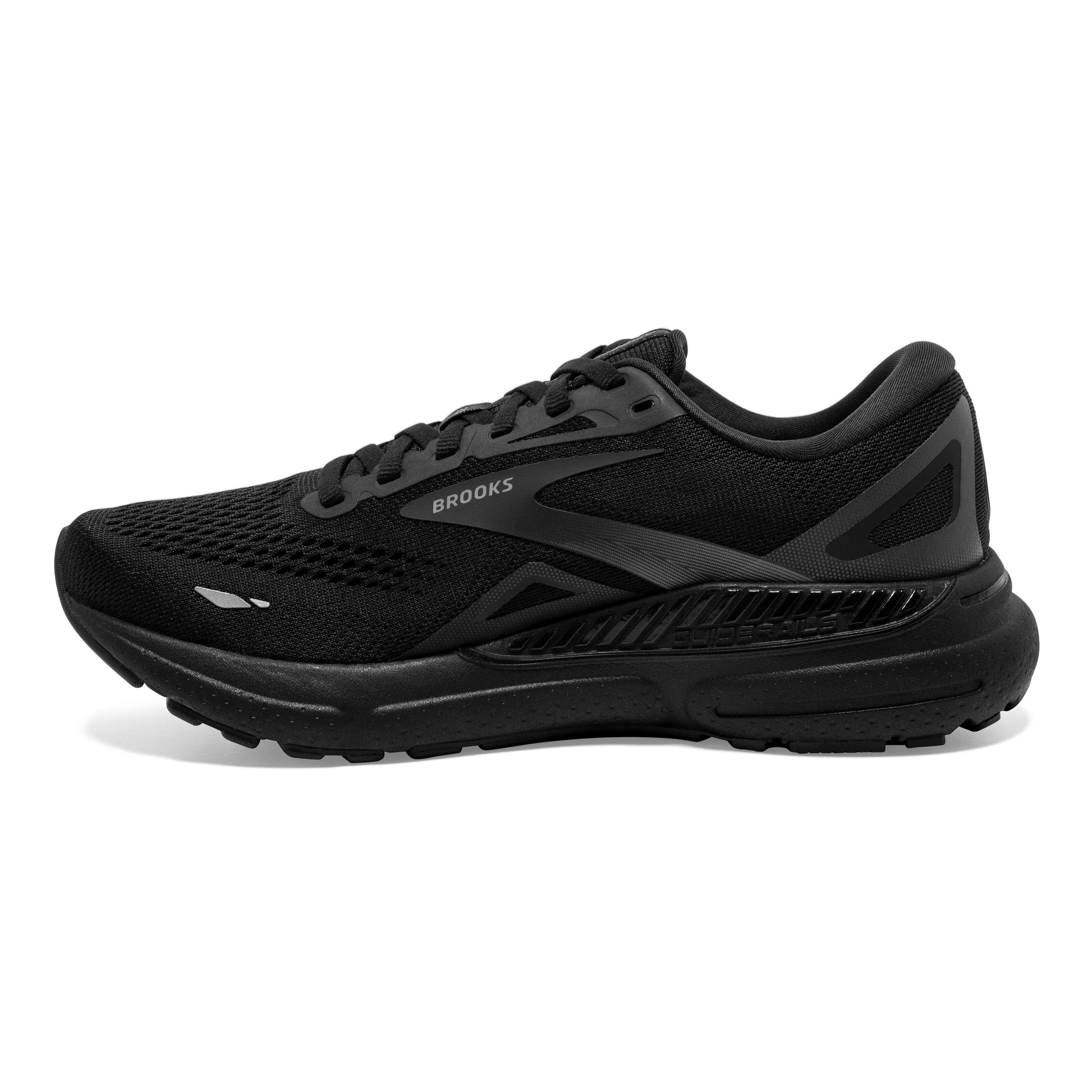 Men's Brooks Adrenaline GTS 23 Color: Black / Black / Ebony (EXTRA WIDE WIDTH)