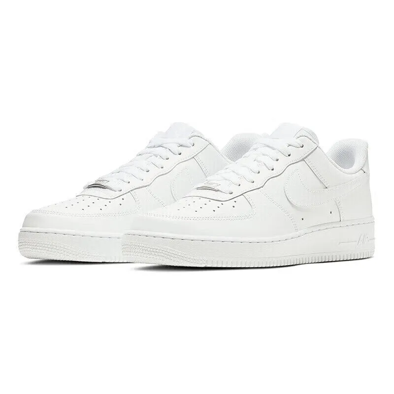 Men's shock-absorbing sneakers Nike Air Force 1 AF1 Classic, white