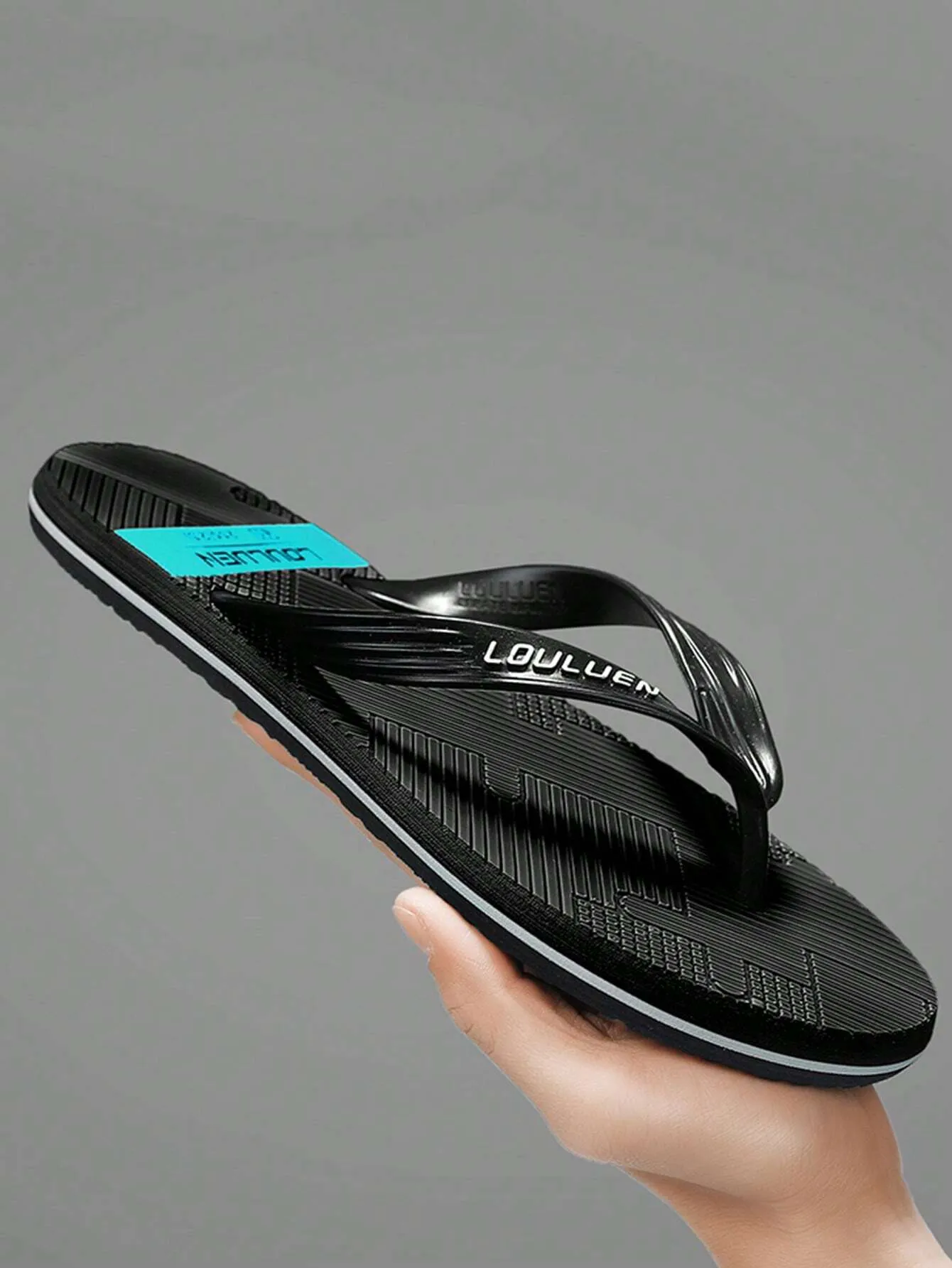 Men's Slip-On Sandals, Stylish New Design, Anti-Slip, Outdoor Flip-Flops With Soft Sole And Thick Sole For Beach