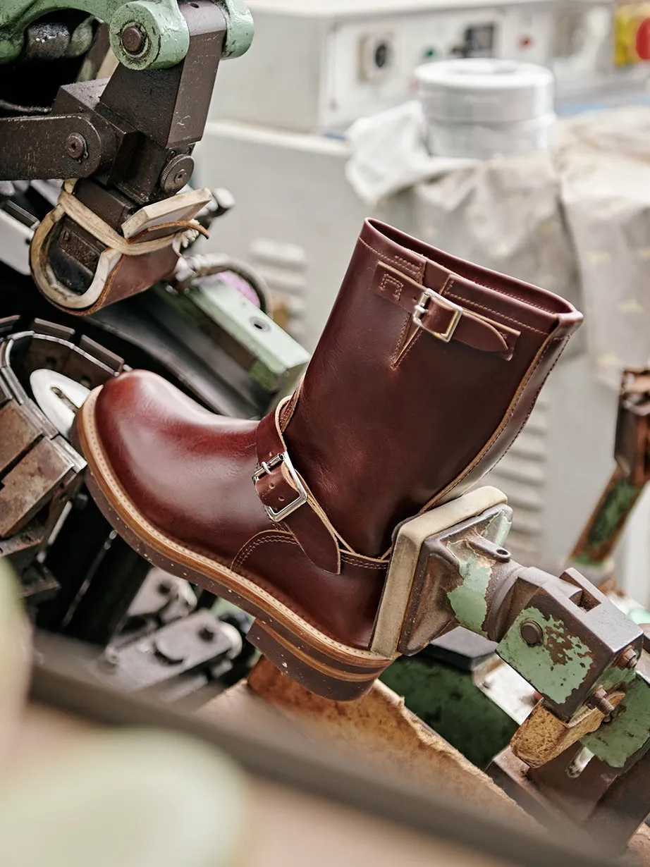 Custom-Made Mens Premium Leather Engineer Boots, Model 901