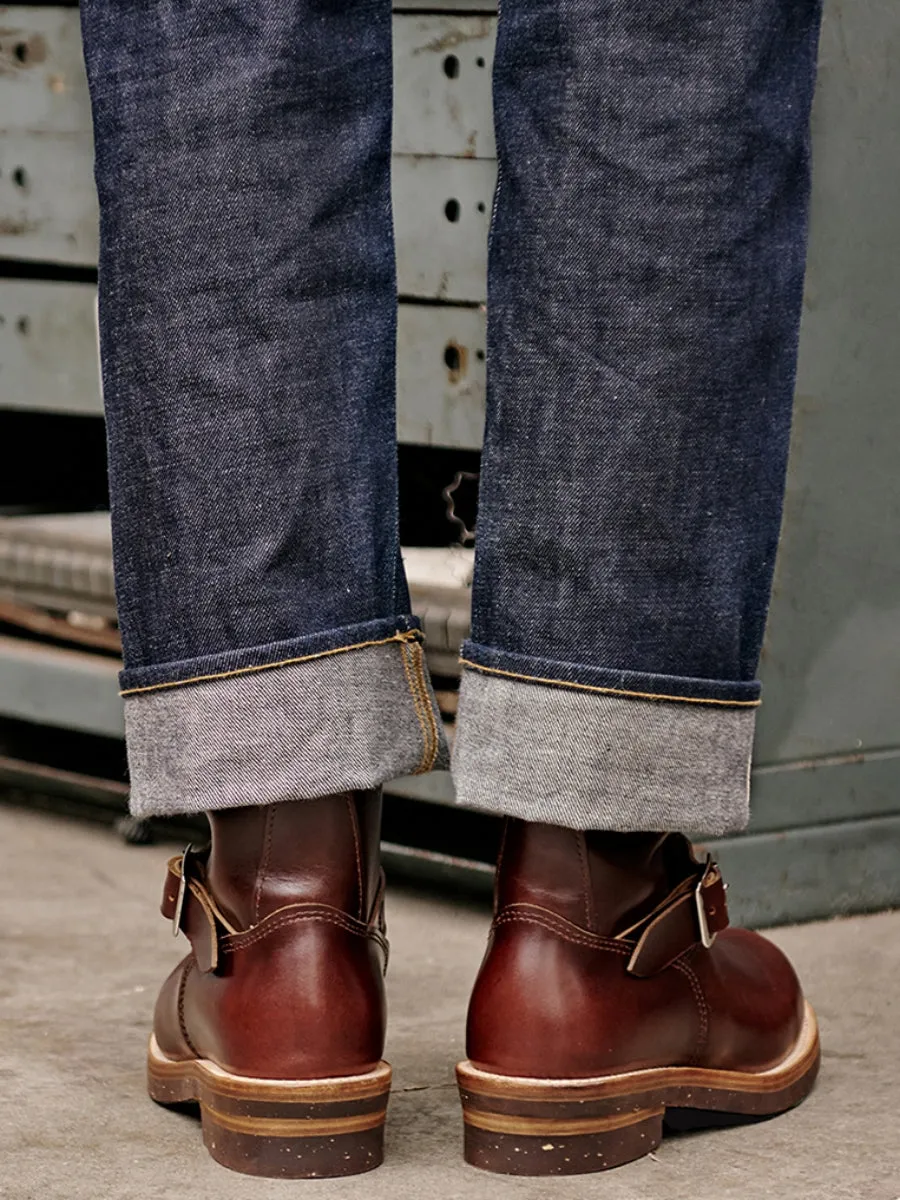 Custom-Made Mens Premium Leather Engineer Boots, Model 901