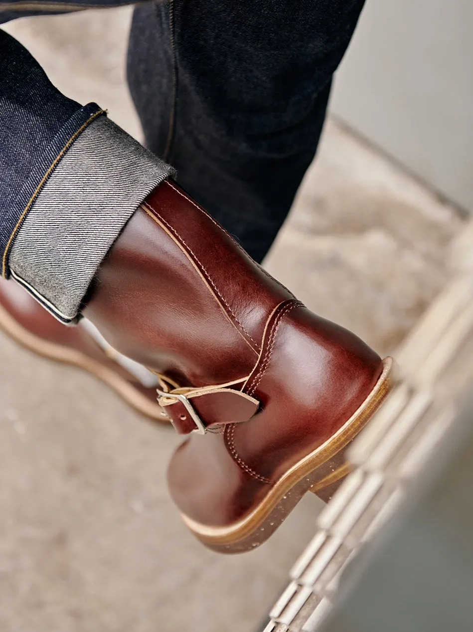 Custom-Made Mens Premium Leather Engineer Boots, Model 901