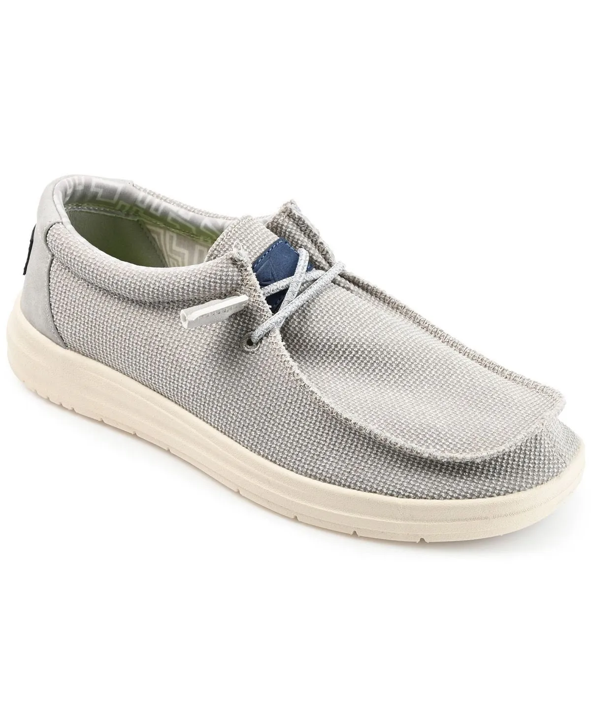 Moore Vance Co. Men's Casual Slip-On Sneakers, Gray