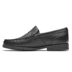 Mens Classic Leather Penny Loafer Shoes - Rockport Preston