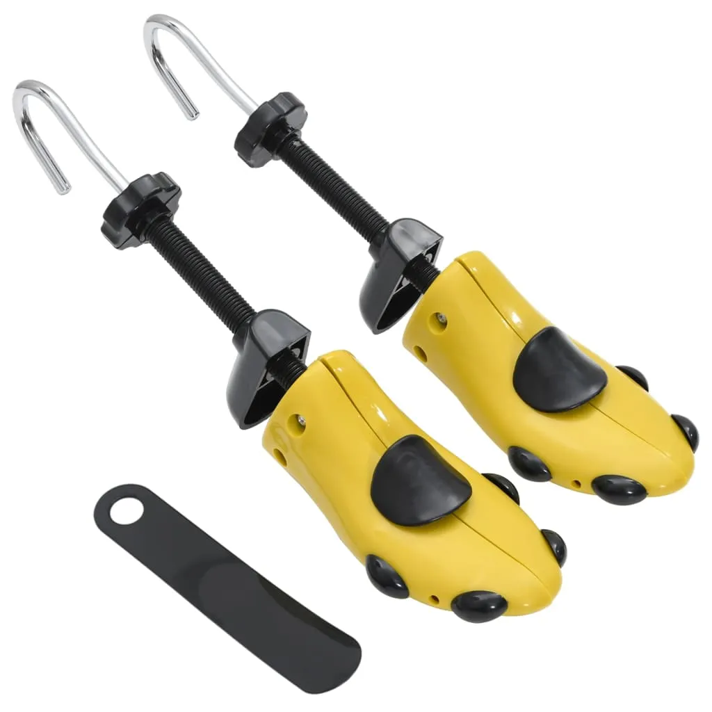 Shoe Stretchers with Shoe Horn Yellow EU 41-46 Plastic