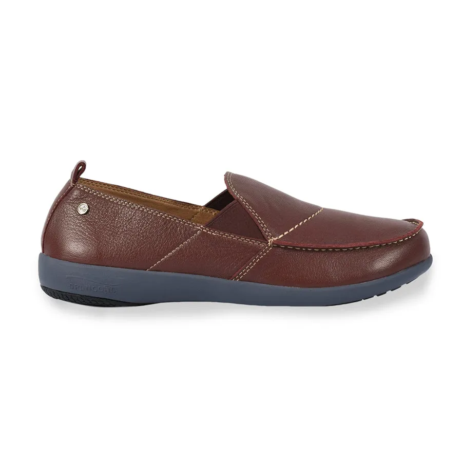 Spenco Siesta Leather Slip-on Shoes for Men