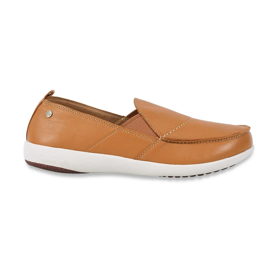 Spenco Siesta Leather Slip-on Shoes for Men