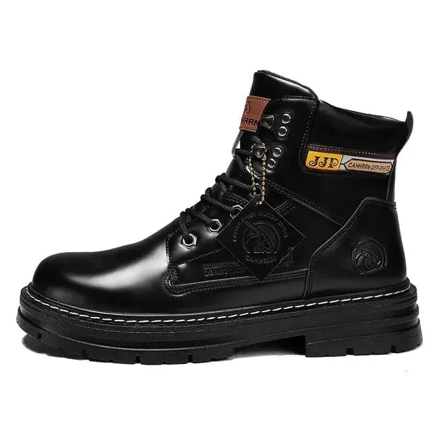 STANLEY - High Top Boots Men's Leather Shoes