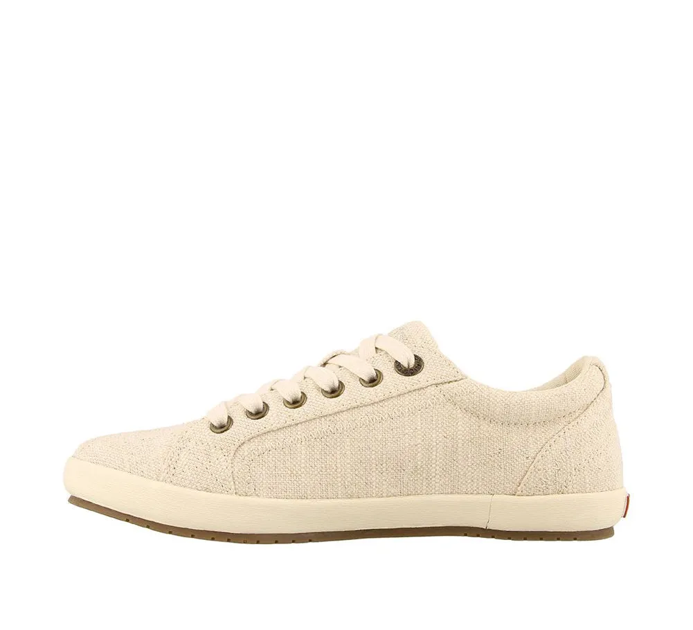 Star in Oat Wash Canvas by Taos Footwear