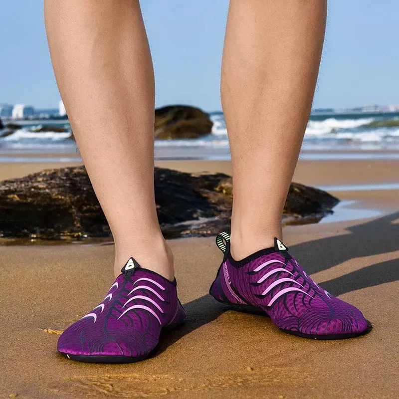 Unisex Aqua Beach Shoes: Nonslip Water Sandals for Swimming and Diving