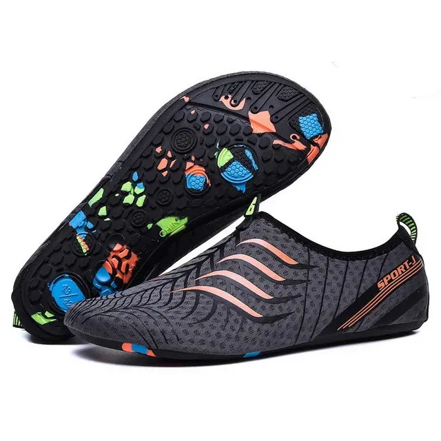 Unisex Aqua Beach Shoes: Nonslip Water Sandals for Swimming and Diving