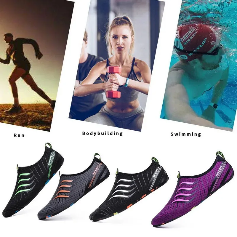 Unisex Aqua Beach Shoes: Nonslip Water Sandals for Swimming and Diving