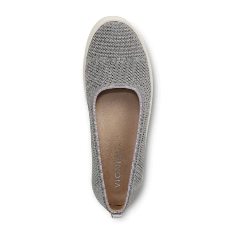 Vionic Uptown Skimmer Light Grey Women's Loafers