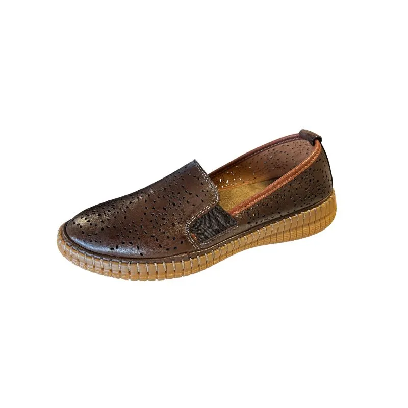 Volks Walkers 2853 Brown Women's Loafers