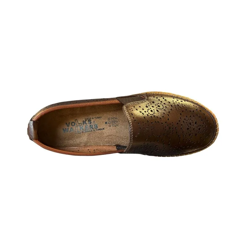 Volks Walkers 2853 Brown Women's Loafers